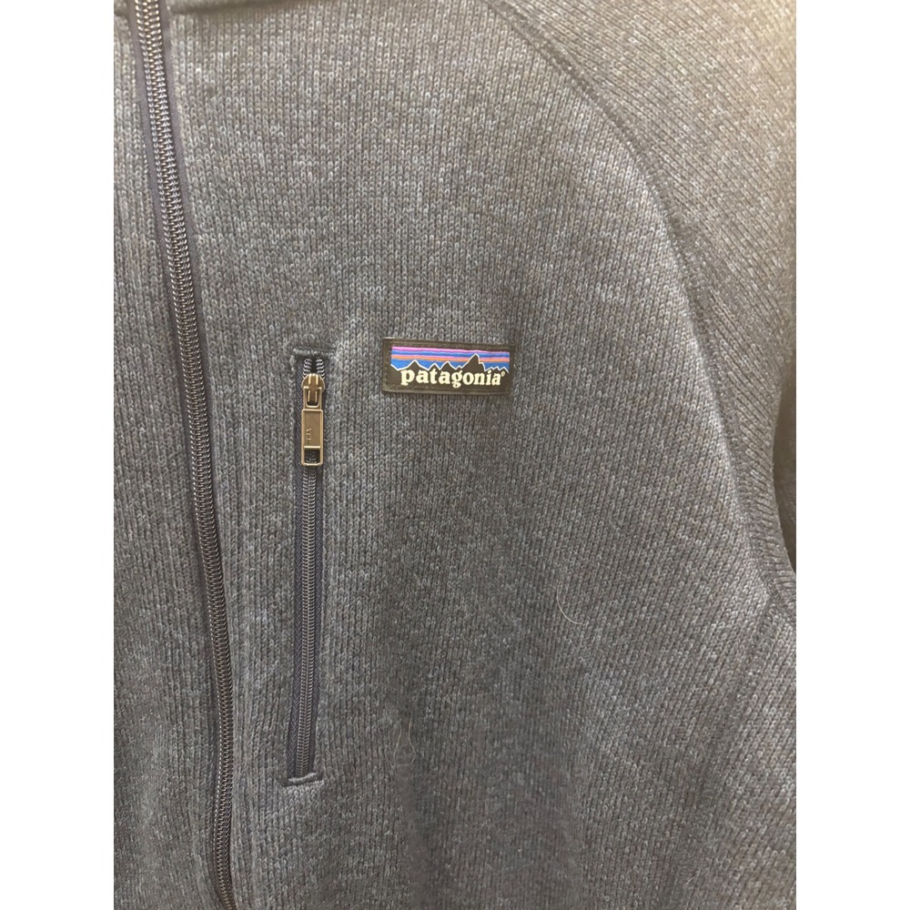 Patagonia Better Sweater Full Zip Jacket Mens Large Navy Blue Barefoot Fleece - Picture 2 of 6